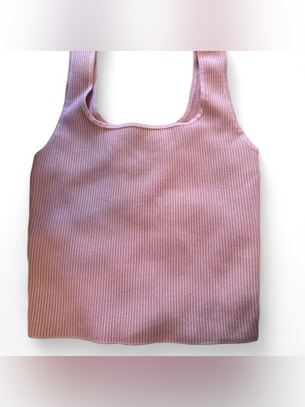 NWT Abercrombie & Fitch pink knit tank top